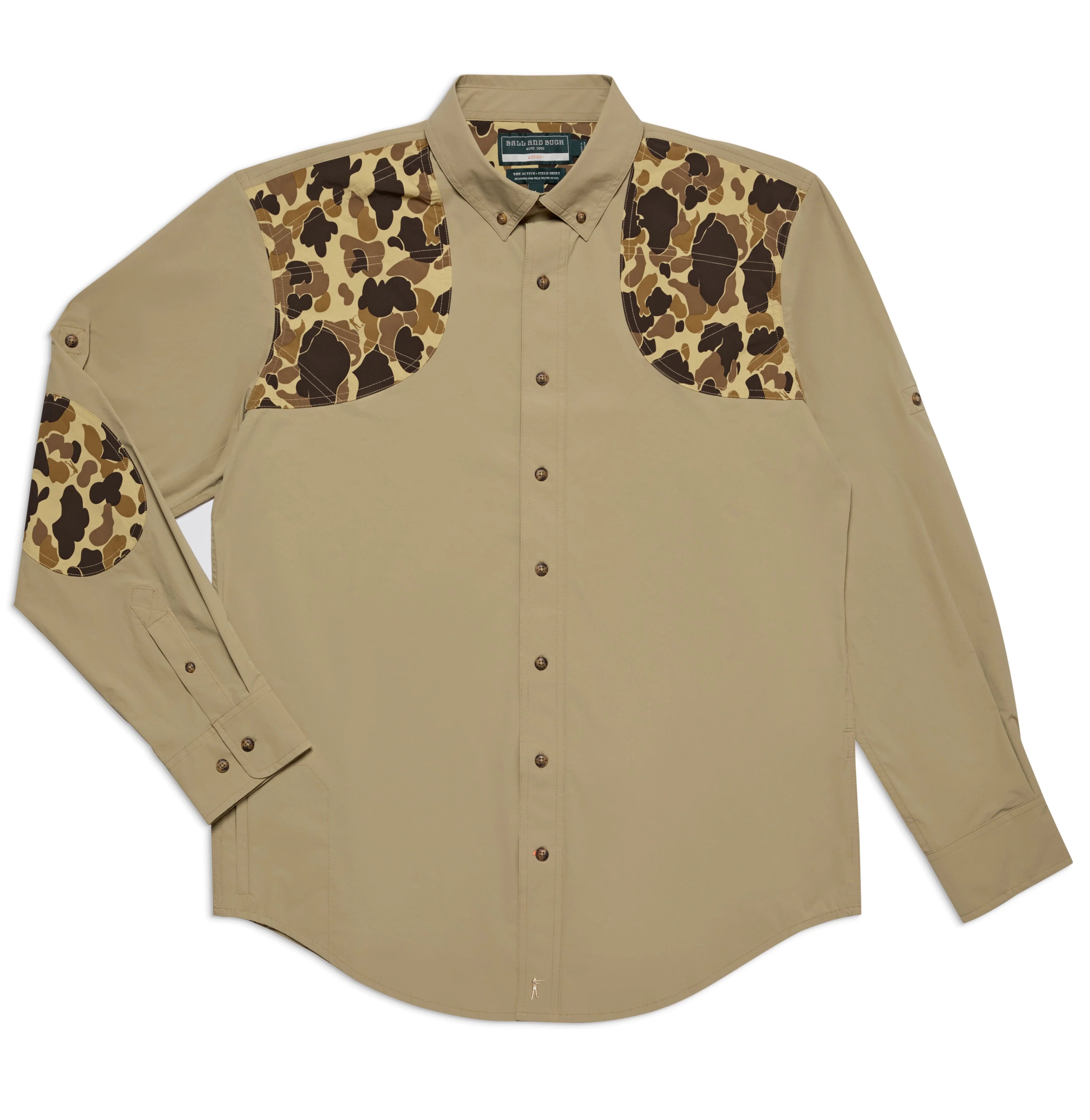 ACTIVE+FIELD SHIRT - L.E. & Chalk