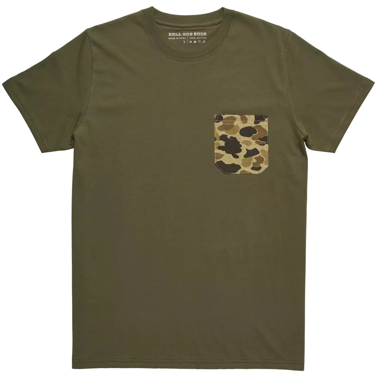 POCKET TEE - L.E. & Chalk
