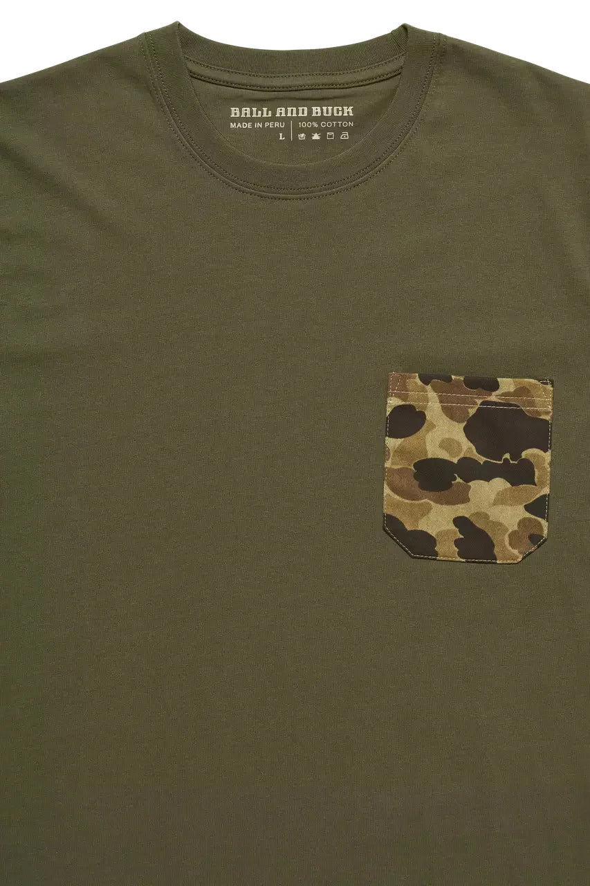 POCKET TEE - L.E. & Chalk