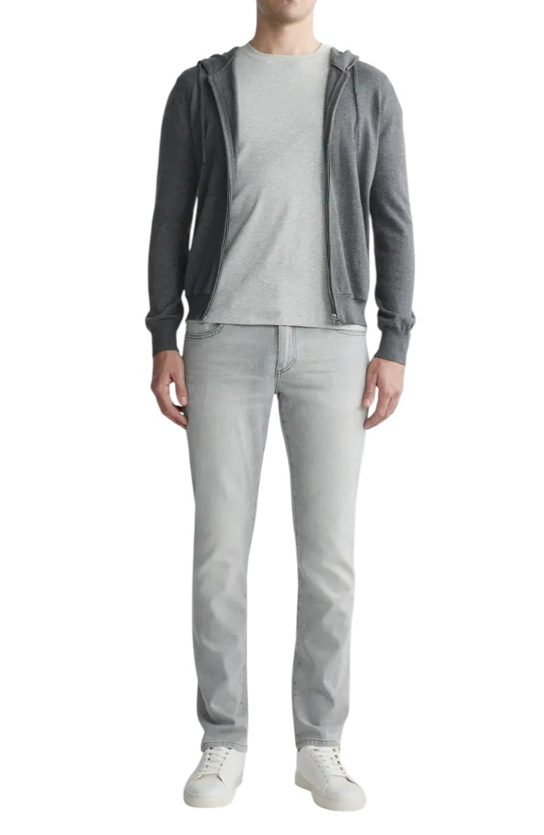 RIBBED CREWNECK TEE - L.E. & Chalk