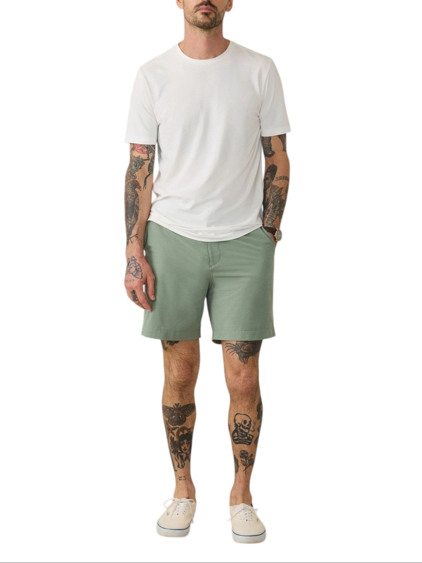 ALL DAY SHORTS 2.0 7" - L.E. & Chalk
