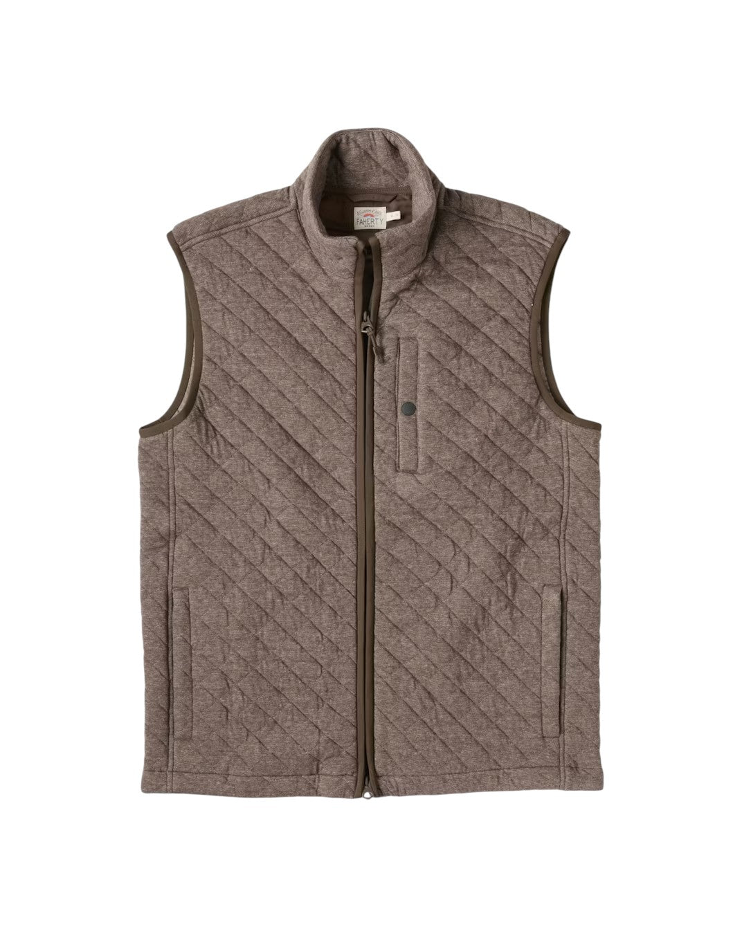 EPIC QUILTED FLEECE VEST - L.E. & Chalk