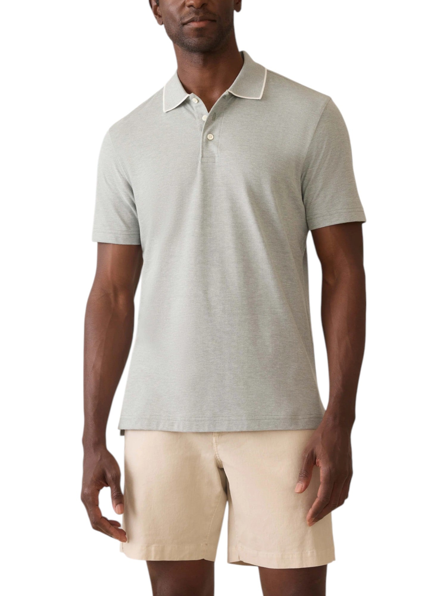 SS MOVEMENT PIQU POLO - L.E. & Chalk