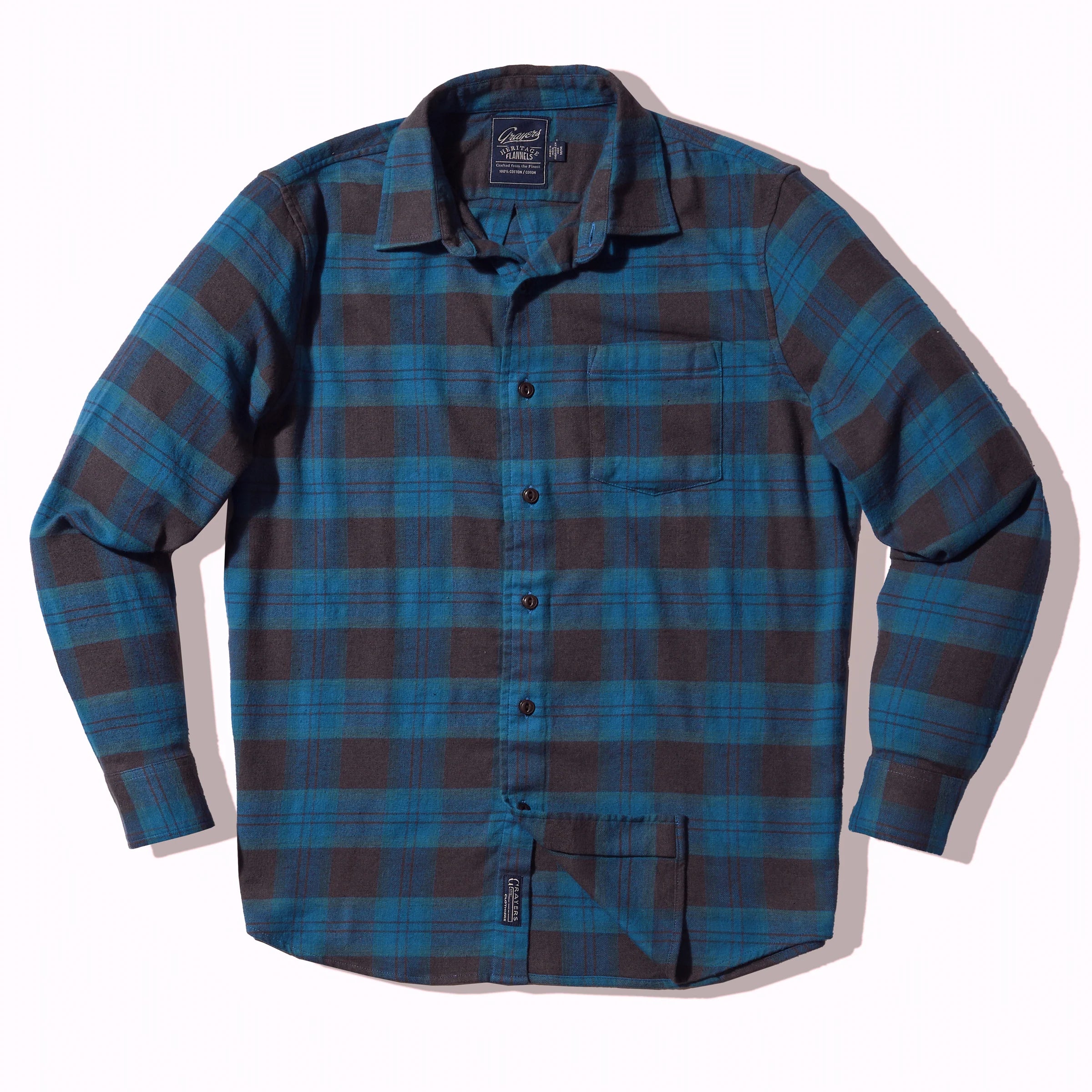 SHADY GROVE STRETCH FLANNEL - L.E. & Chalk