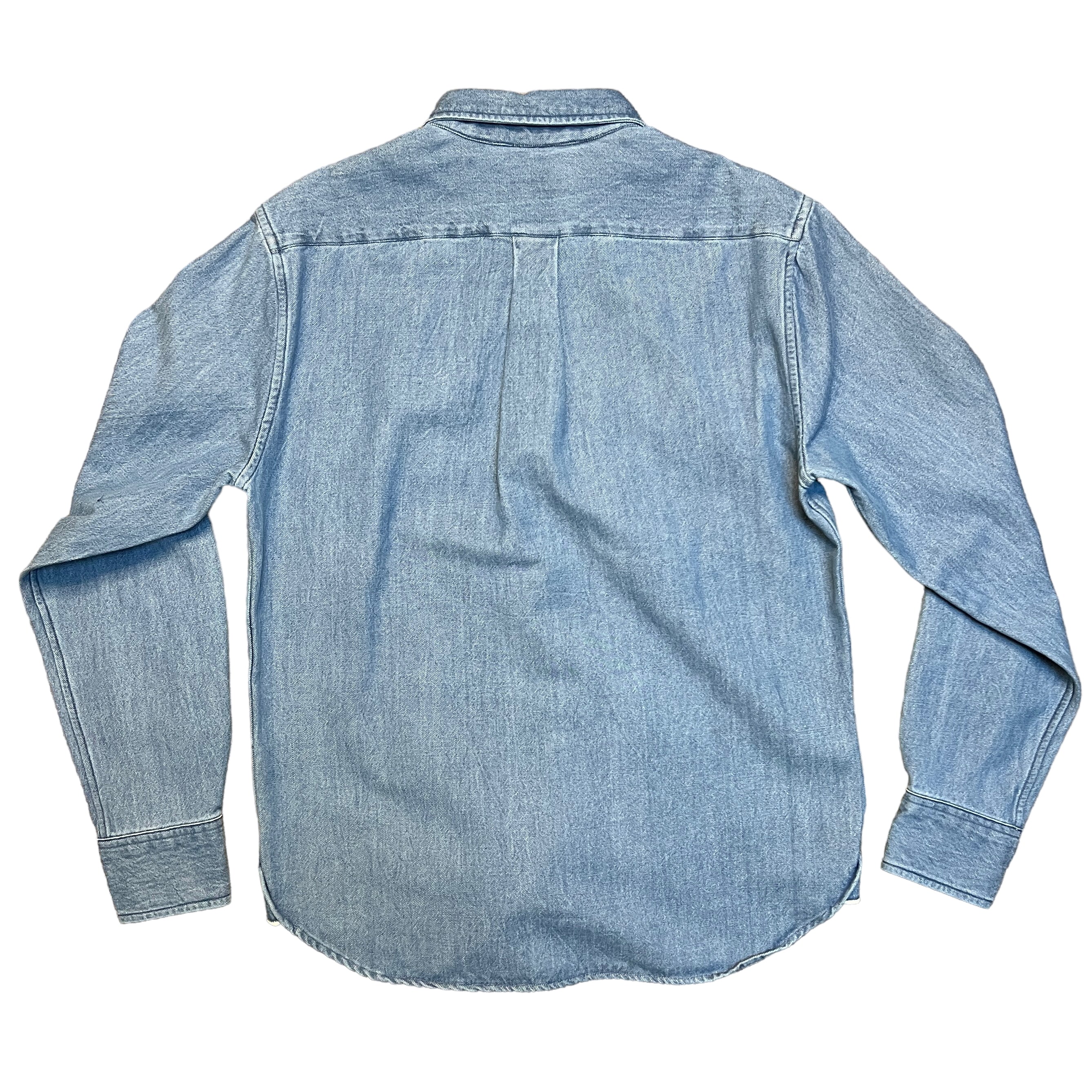 TWIN FLAP POCKET BUTTON DOWN SHIRT - L.E. & Chalk