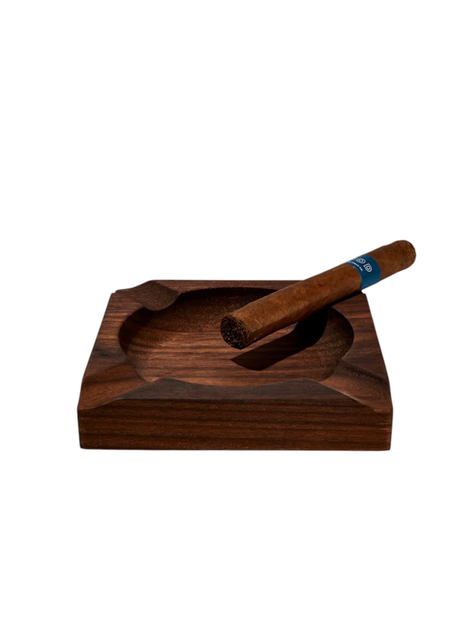 WALNUT CIGAR TRAY - L.E. & Chalk