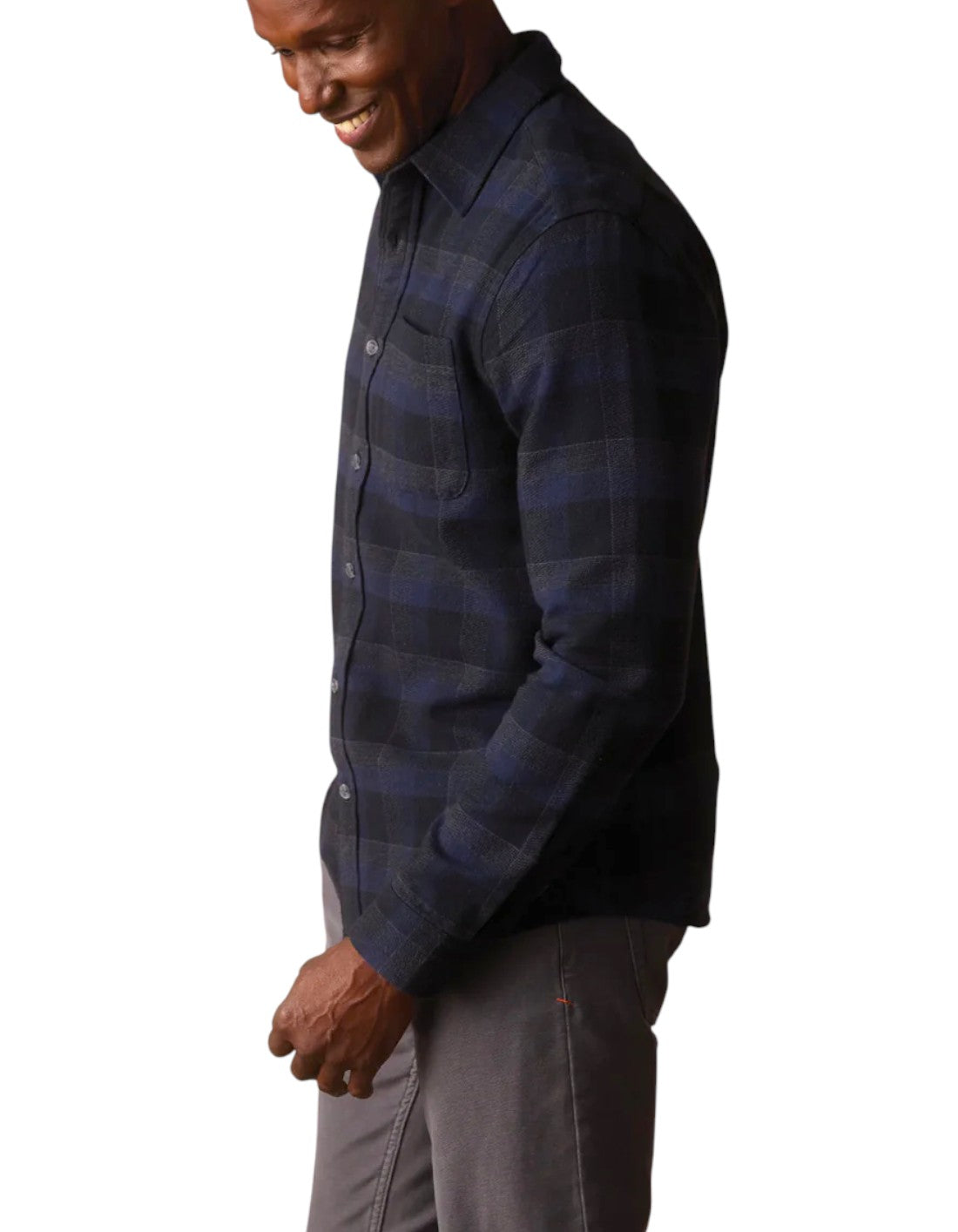 LOUIS HEAVYWEIGHT FLANNEL OVERSHIRT - L.E. & Chalk