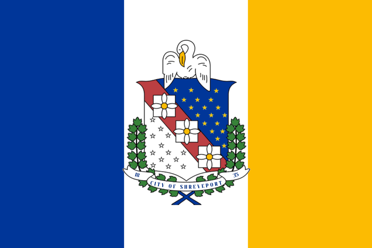 SHREVEPORT FLAG - L.E. & Chalk