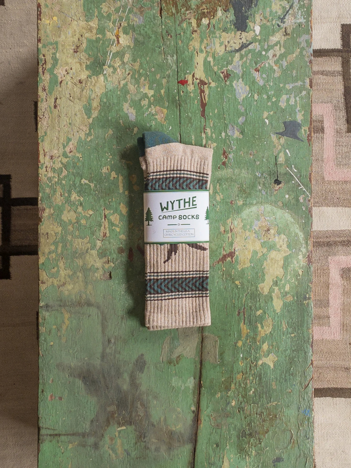 JACQUARD CAMP SOCKS - L.E. &amp; Chalk