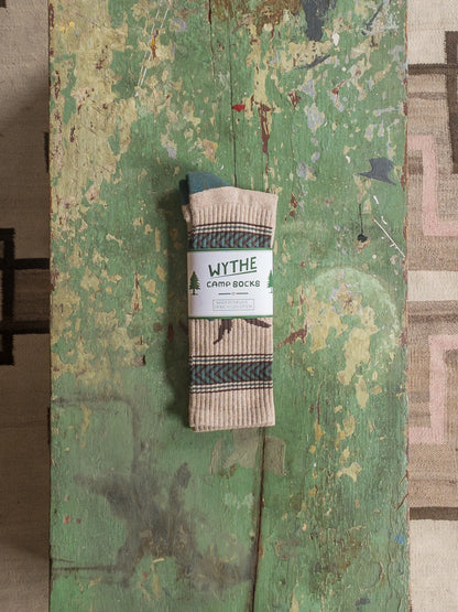 JACQUARD CAMP SOCKS - L.E. &amp; Chalk