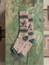 JACQUARD CAMP SOCKS - L.E. & Chalk