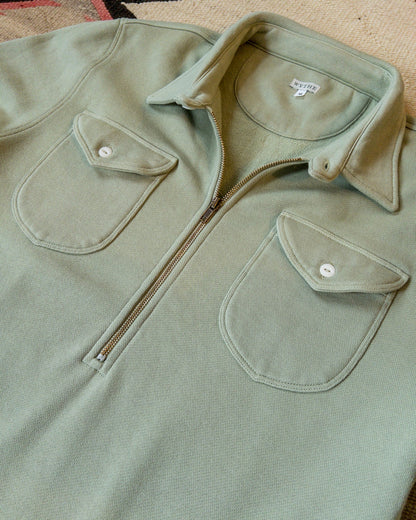 HALF ZIP SWEATSHIRT - L.E. &amp; Chalk
