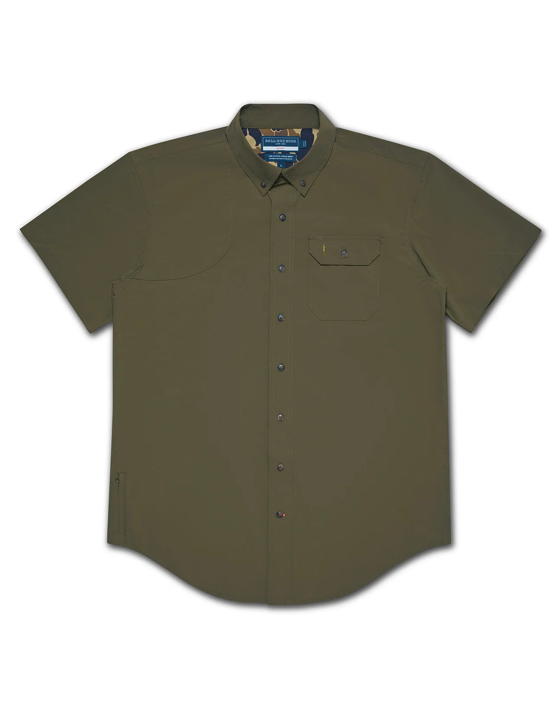 ACTIVE+FIELD SHIRT SS - L.E. &amp; Chalk