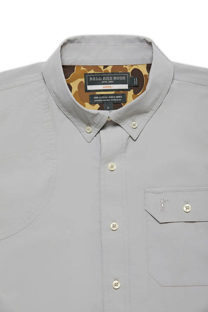 ACTIVE+FIELD SHIRT SS - L.E. &amp; Chalk