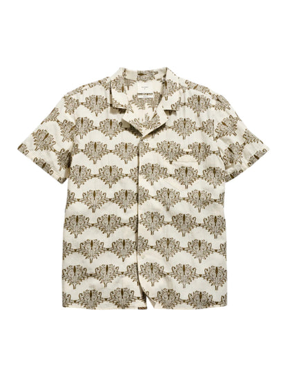 BOTANICAL JACQUARD CAMP SS - L.E. &amp; Chalk