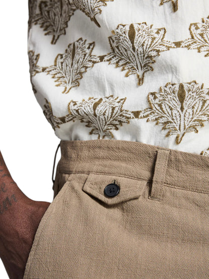 BOTANICAL JACQUARD CAMP SS - L.E. &amp; Chalk