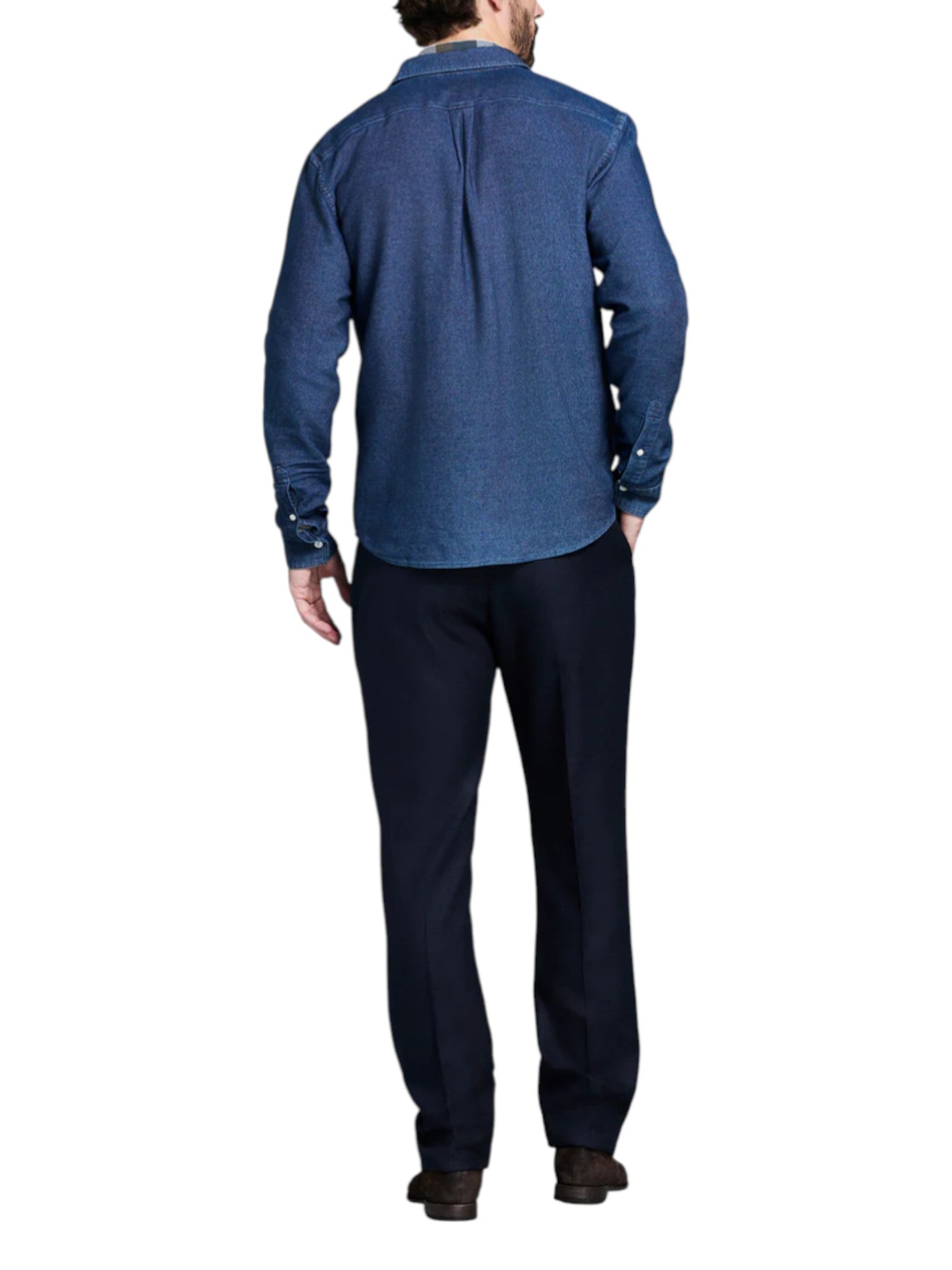 COTTON DOBBY SCOUT SHIRT - L.E. &amp; Chalk
