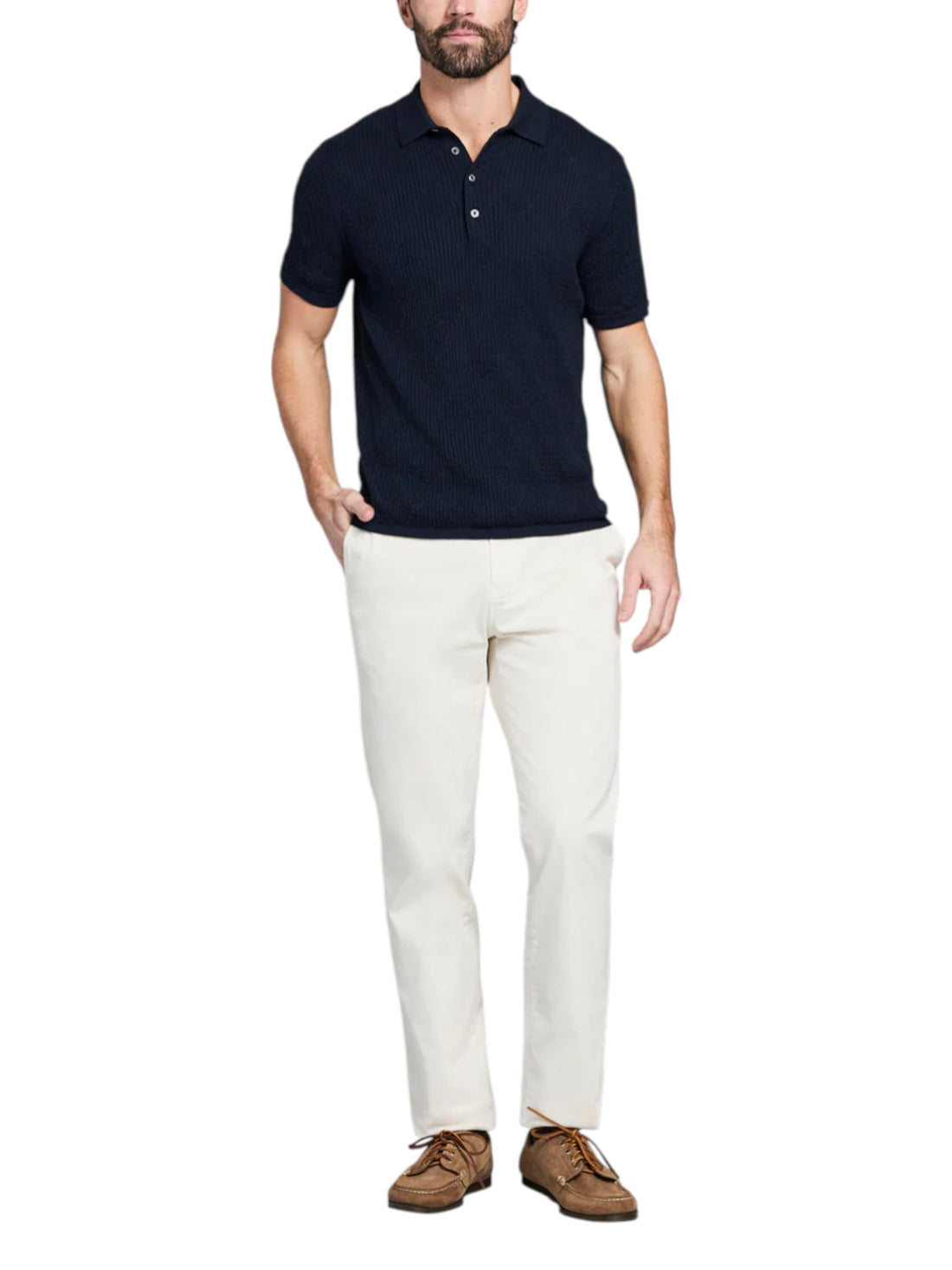 DIAMOND SWEATER POLO - L.E. &amp; Chalk