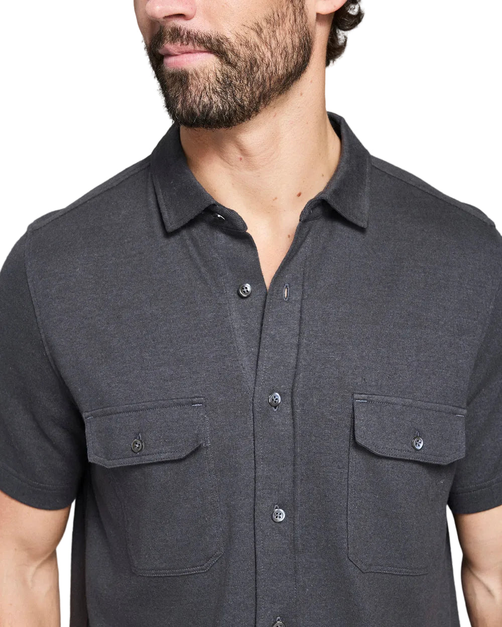 SS HEMP COTTON KNIT SHIRT