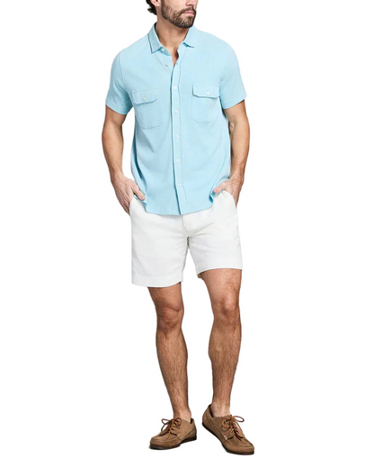 SS HEMP COTTON KNIT SHIRT - L.E. &amp; Chalk
