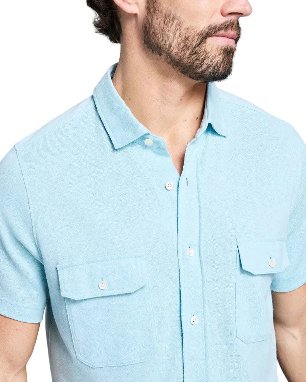 SS HEMP COTTON KNIT SHIRT - L.E. &amp; Chalk