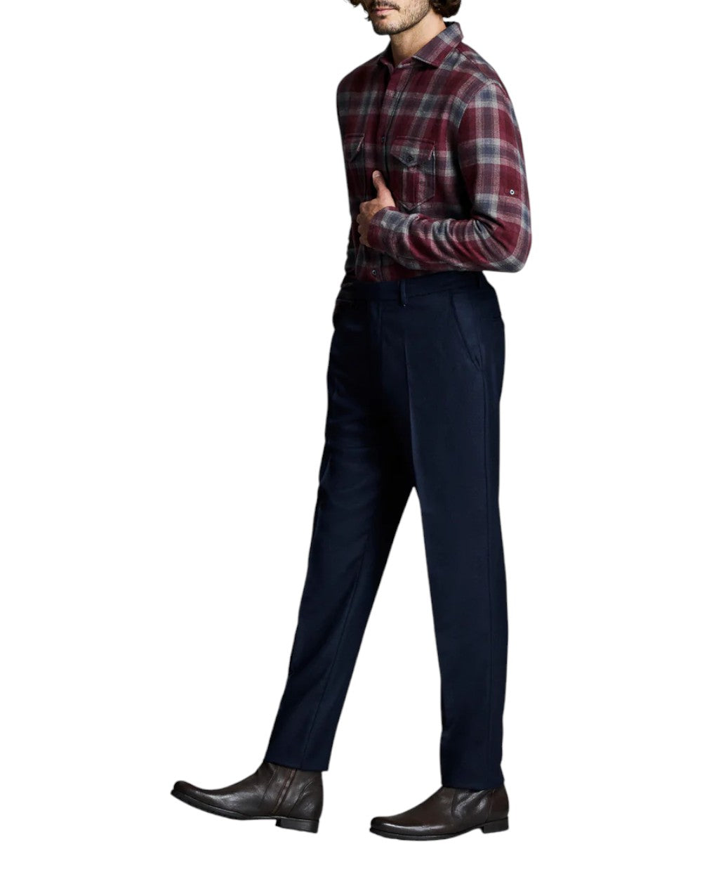 BRUSHED BOLD PLAID SCOUT SHIRT - L.E. &amp; Chalk