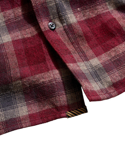 BRUSHED BOLD PLAID SCOUT SHIRT - L.E. &amp; Chalk
