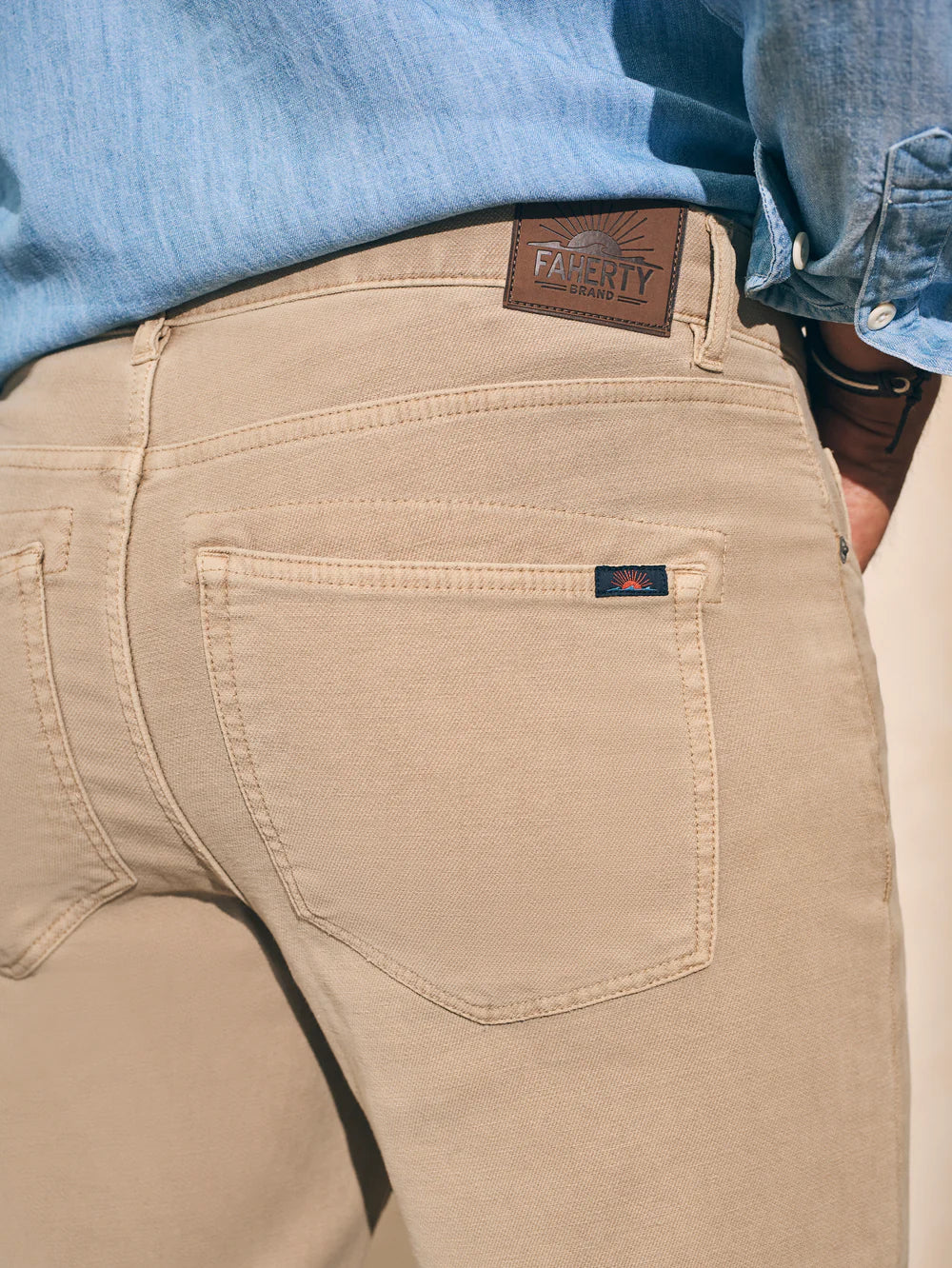 STRETCH TERRY 5 POCKET - L.E. &amp; Chalk