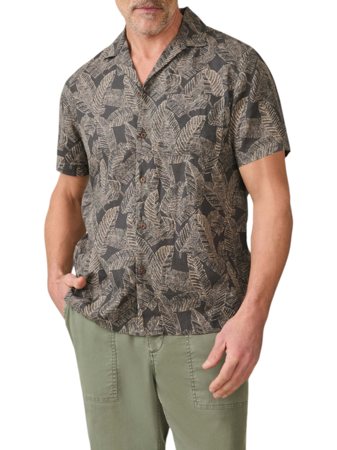 SS BREEZE CAMP SHIRT - L.E. &amp; Chalk