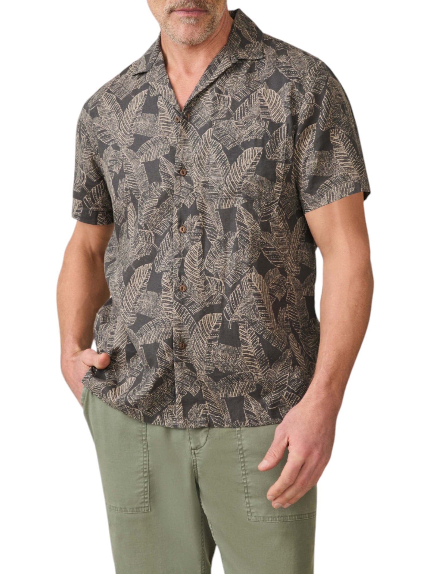 SS BREEZE CAMP SHIRT - L.E. &amp; Chalk