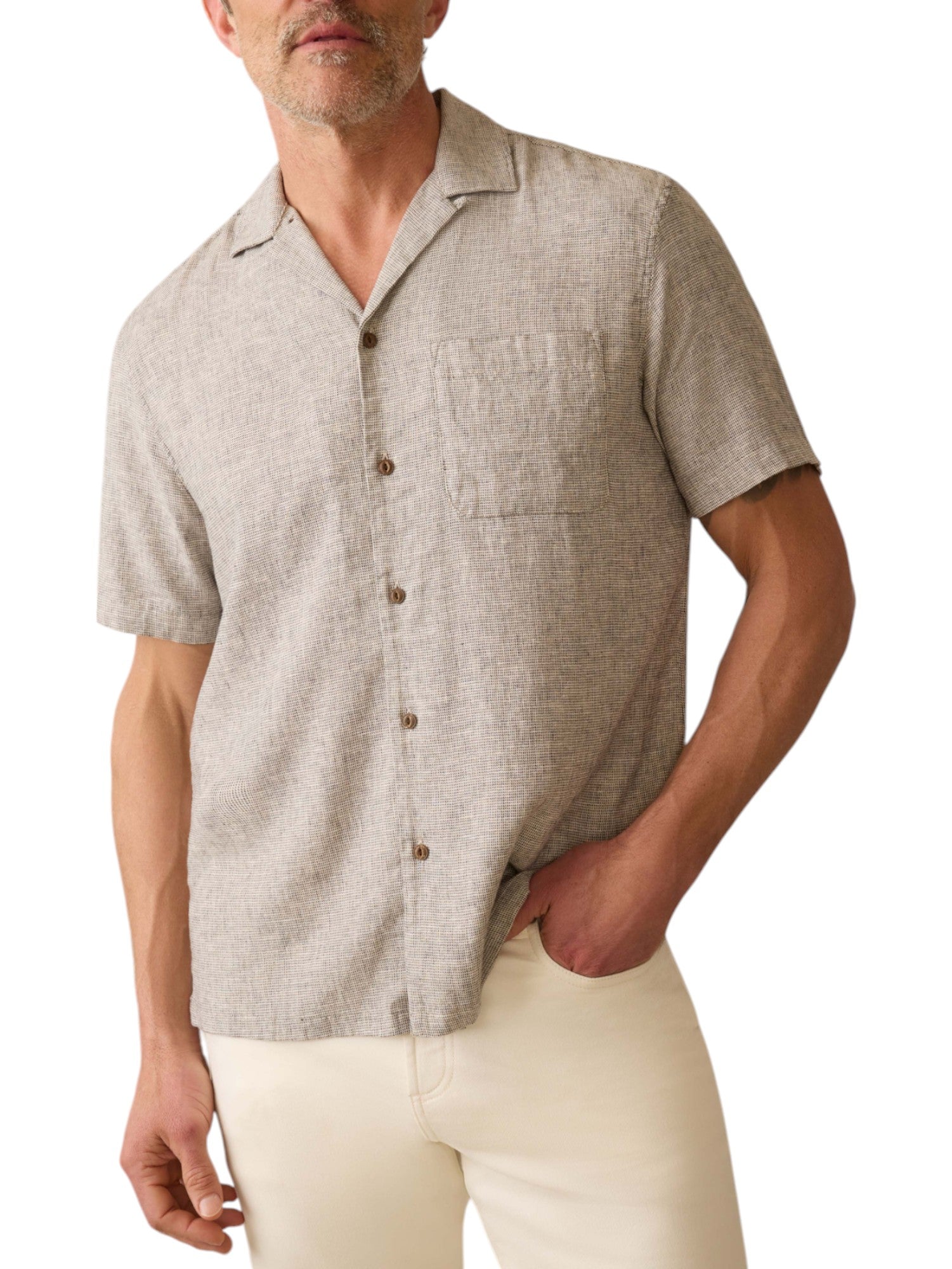 SS BREEZE CAMP SHIRT - L.E. &amp; Chalk