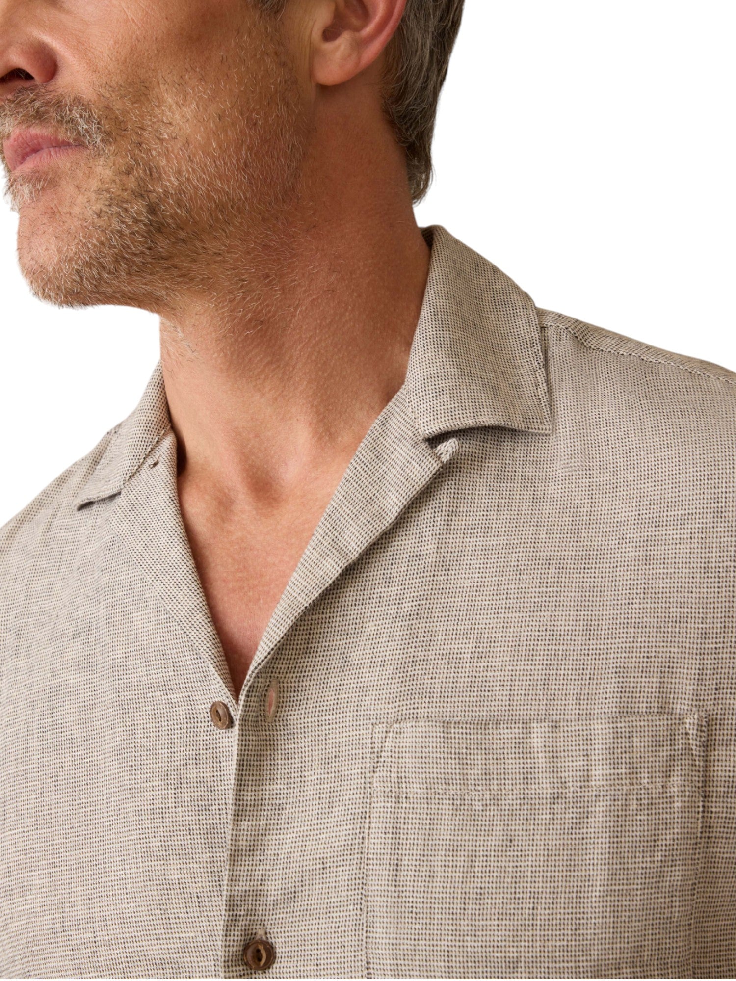 SS BREEZE CAMP SHIRT - L.E. &amp; Chalk