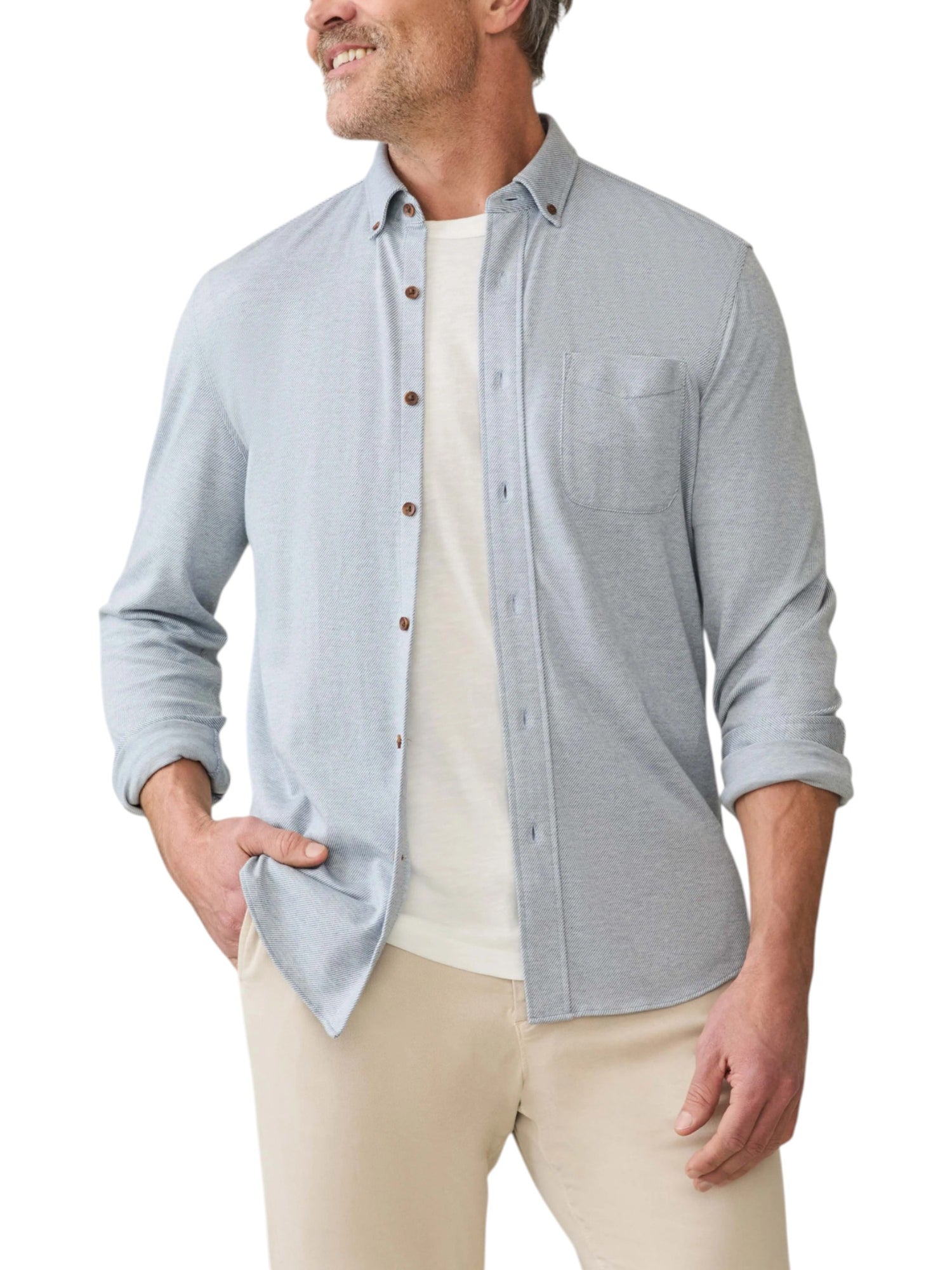 COASTLINE KNIT SHIRT - L.E. &amp; Chalk