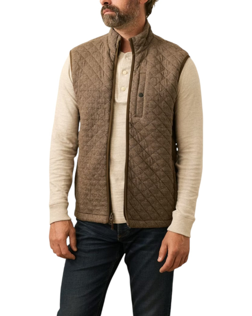 EPIC QUILTED FLEECE VEST - L.E. &amp; Chalk