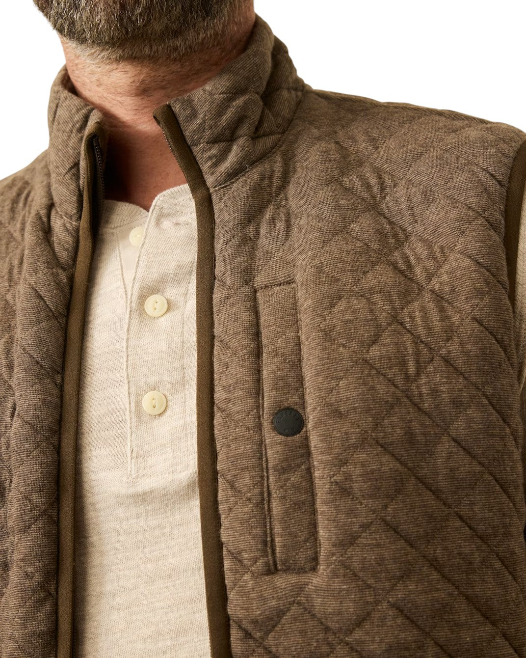 EPIC QUILTED FLEECE VEST - L.E. &amp; Chalk