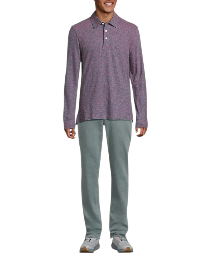 LS SUNWASHED TSHIRT POLO - L.E. &amp; Chalk