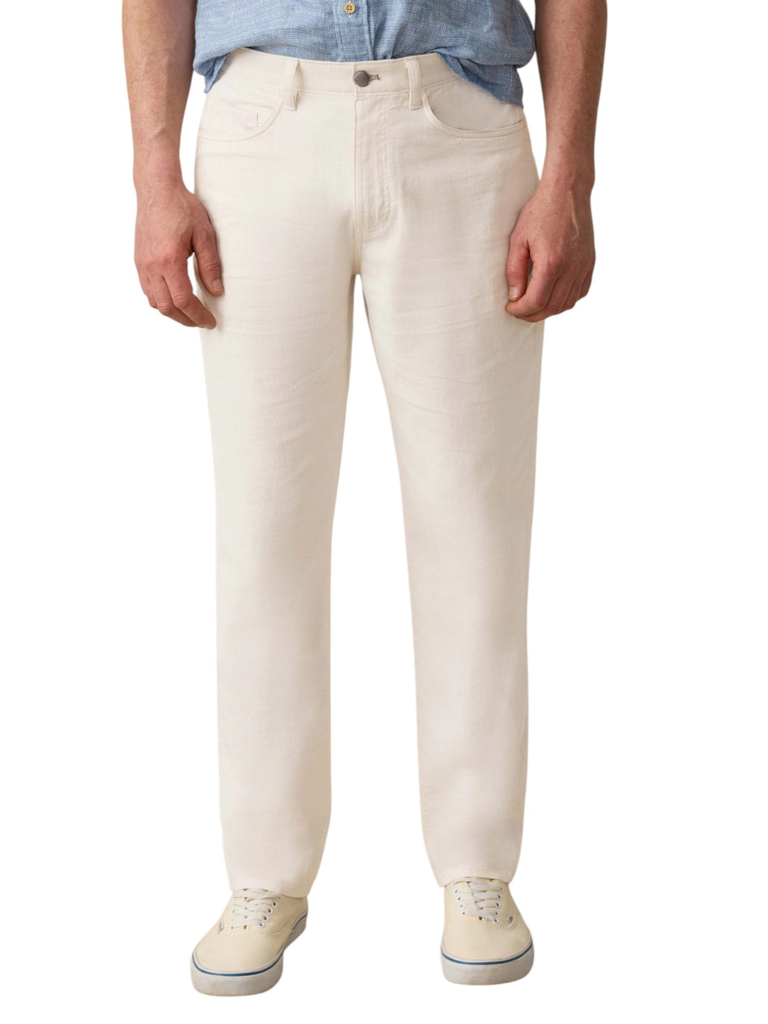 MOVEMENT LINEN 5 POCKET PANT - L.E. &amp; Chalk