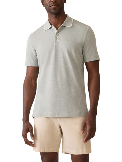 SS MOVEMENT PIQU POLO - L.E. &amp; Chalk
