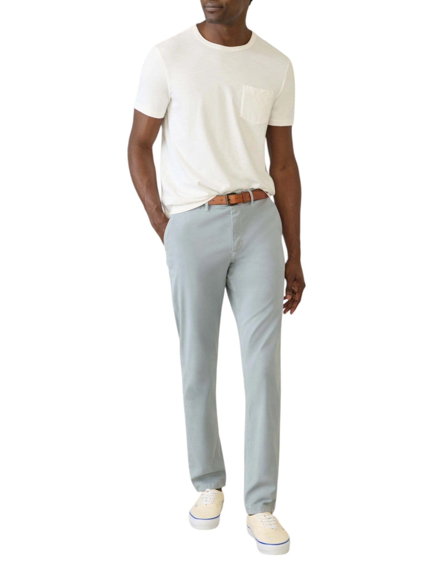 SUNWASHED POCKET TEE - L.E. &amp; Chalk