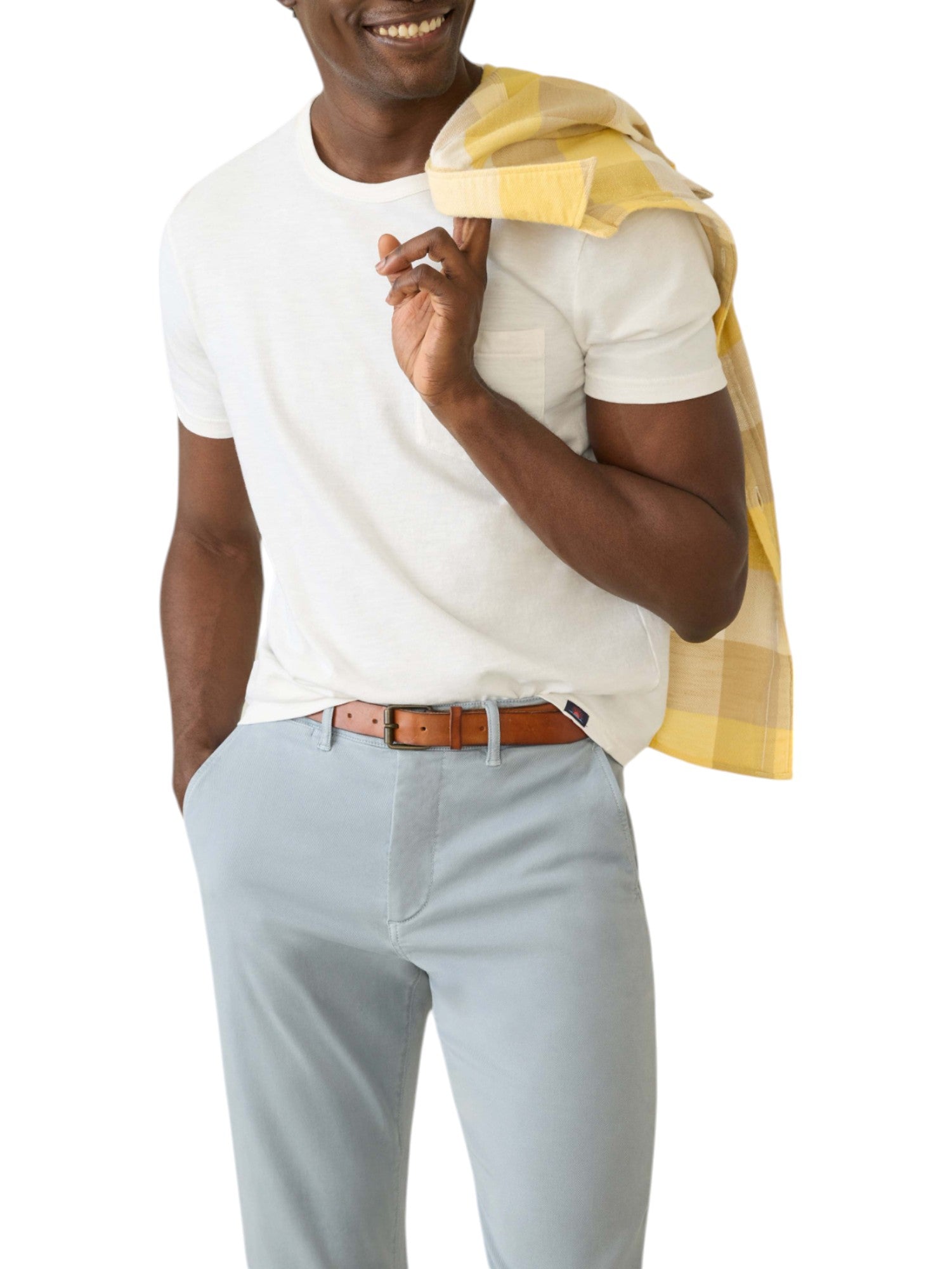 SUNWASHED POCKET TEE - L.E. &amp; Chalk