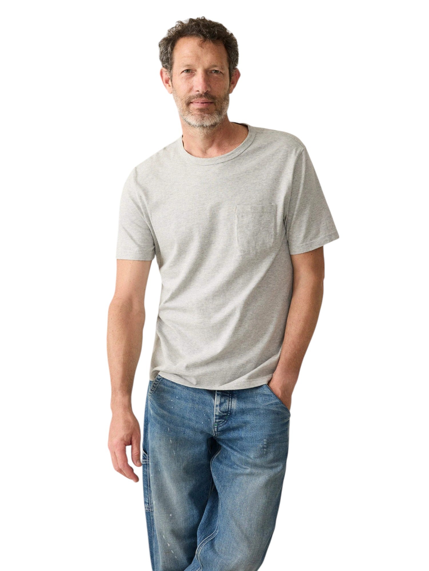 SUNWASHED POCKET TEE - L.E. &amp; Chalk