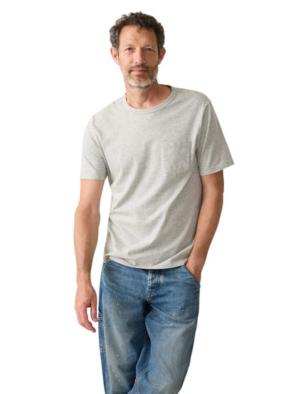 SUNWASHED POCKET TEE - L.E. &amp; Chalk