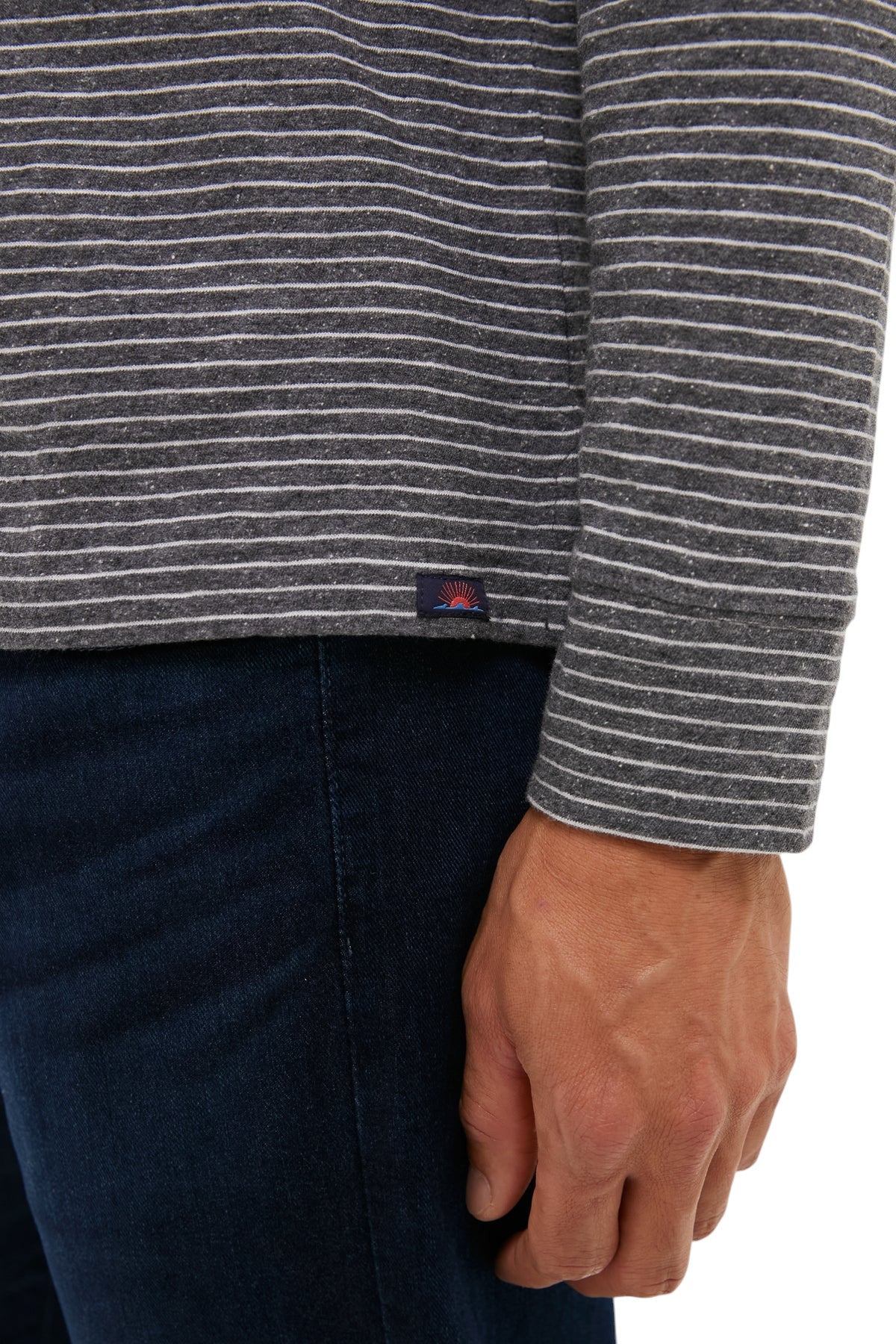 LS SUNWASHED TSHIRT POLO - L.E. &amp; Chalk