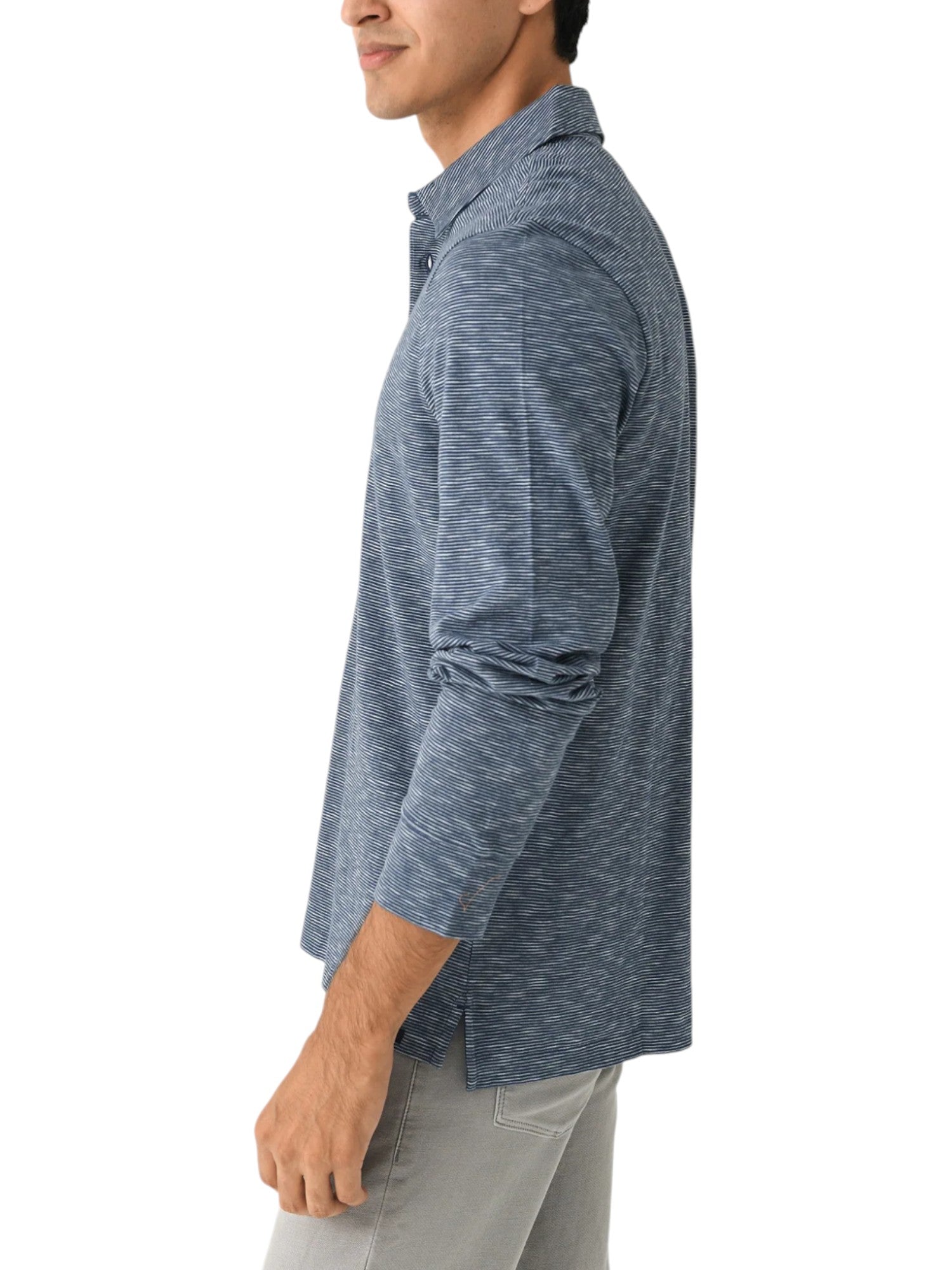 LS SUNWASHED TSHIRT POLO - L.E. &amp; Chalk