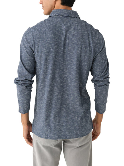 LS SUNWASHED TSHIRT POLO - L.E. &amp; Chalk
