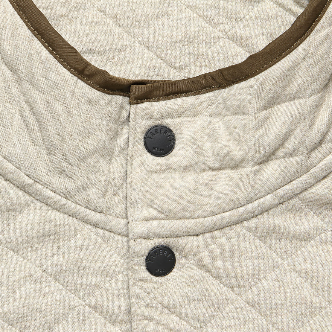 EPIC QUILTED FLEECE PULLOVER - L.E. &amp; Chalk