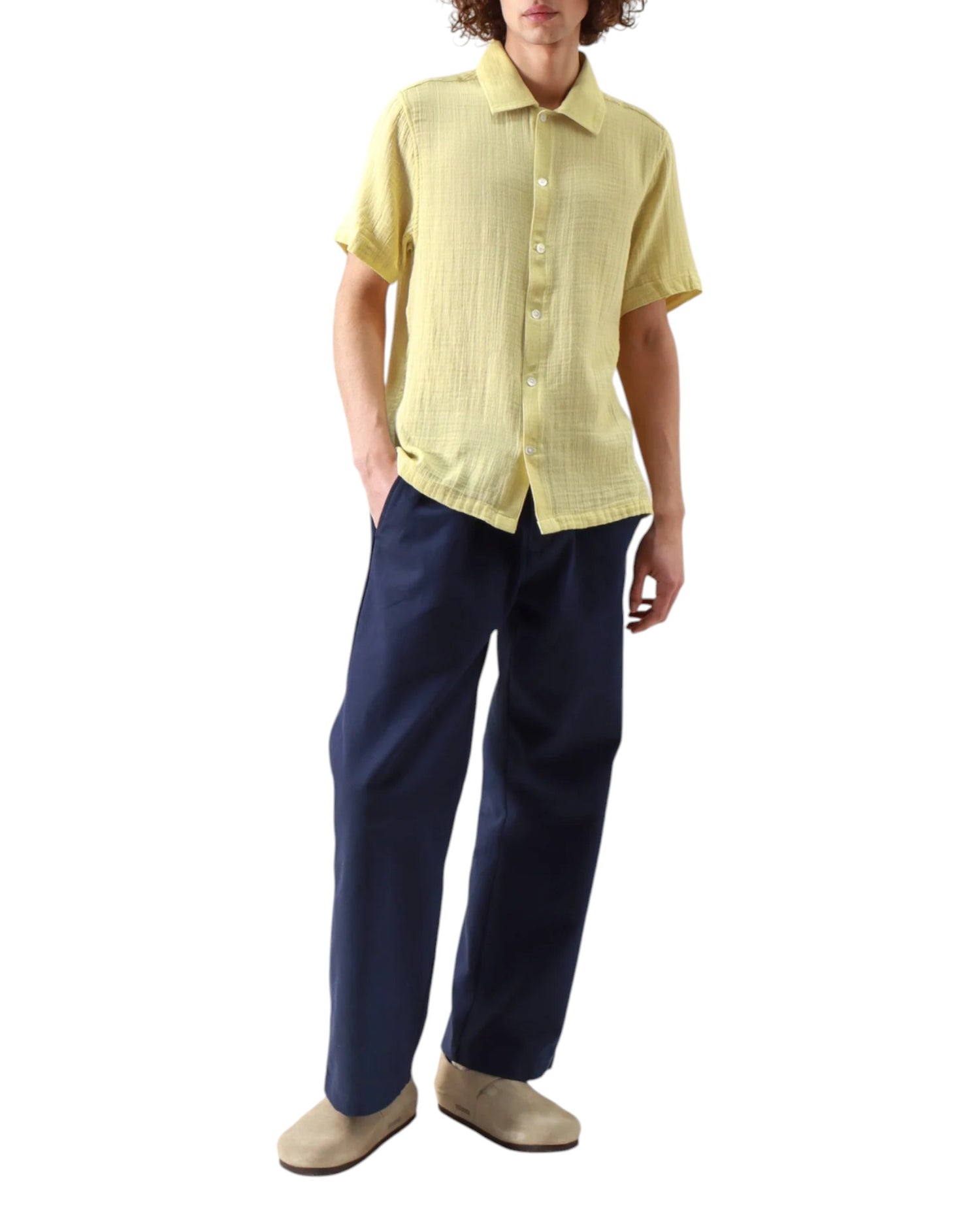 BUSEY DOUBLE CLOTH SHIRT - L.E. &amp; Chalk