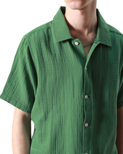 BUSEY DOUBLE CLOTH SHIRT - L.E. &amp; Chalk