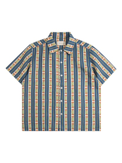 BUSEY FLORAL STRIPE SHIRT