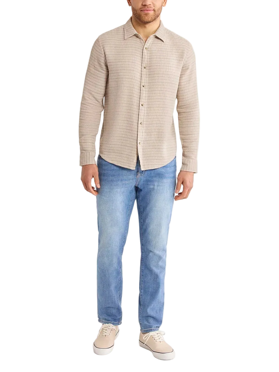 OASIS LONG SLEEVE BUTTON UP
